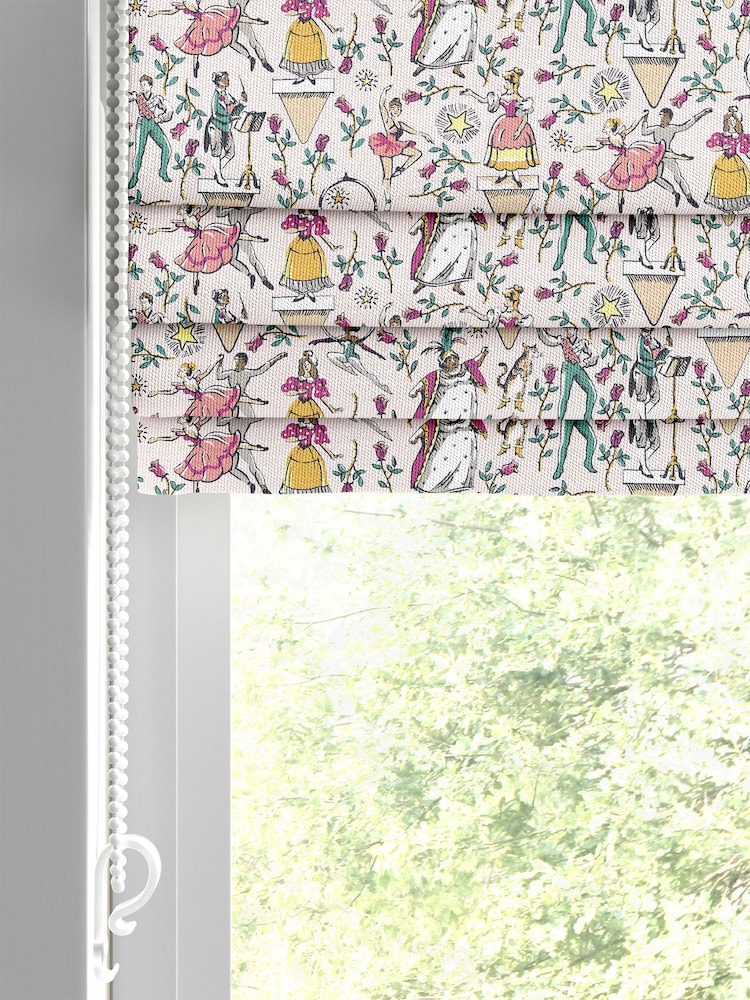 Cath Kidston Multi Standing Ovation Made to Measure 100% Cotton Roman Blind - Image 2 of 6