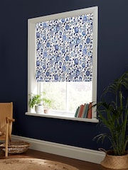 Cath Kidston Blue Strawberry Gardens Made to Measure 100% Cotton Roman Blind - Image 5 of 6