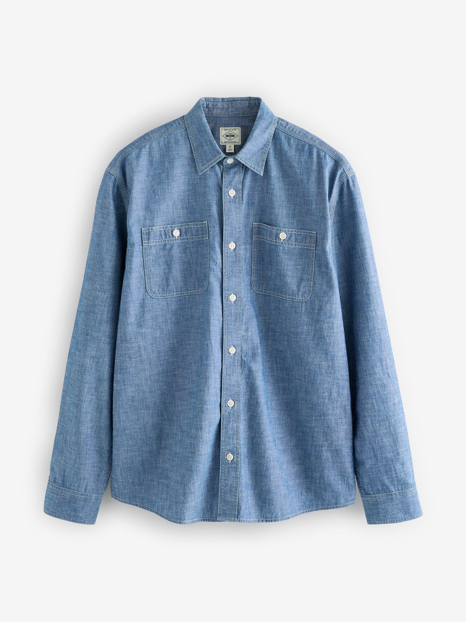 トップス NATURAL COTTON CHAMBRAY AB7074s.jpg