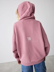 Baker by Ted Baker Oversized Back Print Hoodie - Image 2 of 7