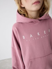 Baker by Ted Baker Oversized Back Print Hoodie - Image 6 of 7