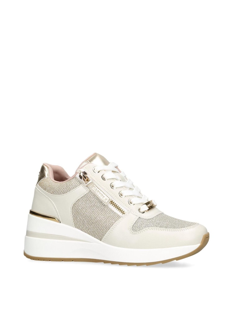 Carvela High Rise Wedge Trainers - Image 3 of 5