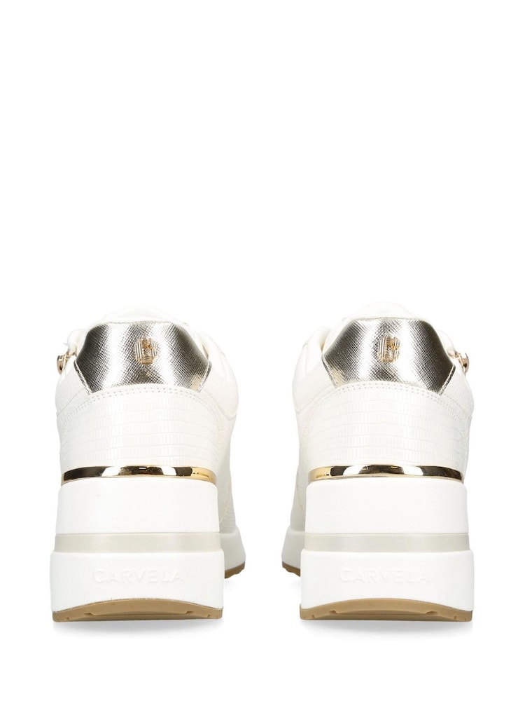 Carvela High Rise Wedge Trainers - Image 5 of 5