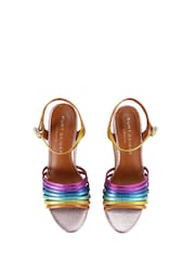 Kurt Geiger London Multi Pierra Cork Wedge Sandals - Image 4 of 5