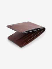 Brown N Logo Grainy Leather Wallet - Image 3 of 4