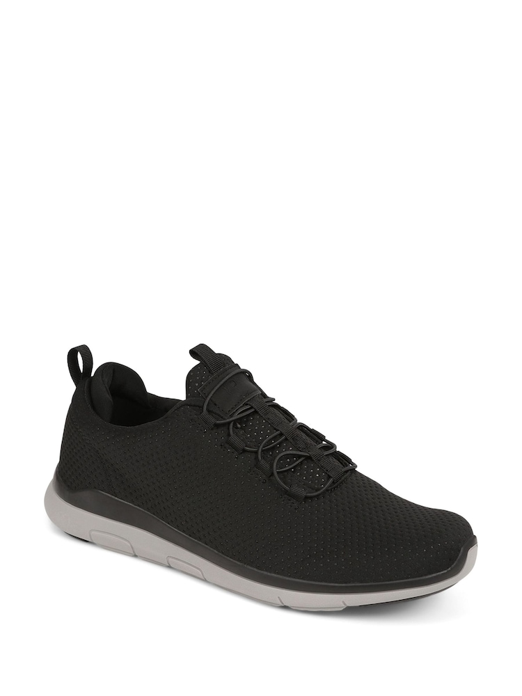 Pavers Black Pavers Bungee Lace Trainers - Image 2 of 6 Pavers Black Pavers Bungee Lace Trainers - Image 2 of 6