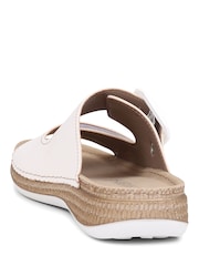 Pavers White Pavers Slip On Mule Black Sandals - Image 3 of 5