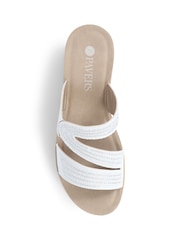 Pavers Low Wedges Mules Sandals - Image 4 of 5