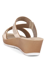 Pavers Low Wedges Mules Sandals - Image 3 of 5
