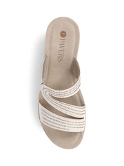 Pavers Low Wedges Mules Sandals - Image 4 of 5