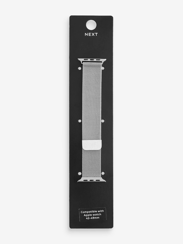 Silver Mesh Watch Strap - Image 1 of 1