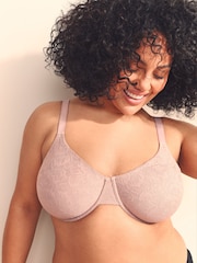 Розовый - Ultimate Support F-K Lace Minimising Full Cup Bra - Изображение 1 из 6