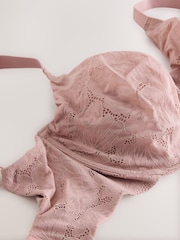 Pink Ultimate Support F-K Lace Minimising Full Cup Bra - Image 11 of 11