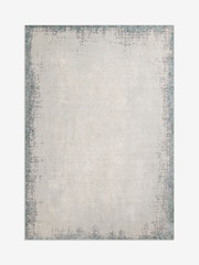 Teal Blue Ada Border Rug - Image 6 of 6