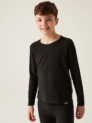 Regatta Black Junior Thermal Base Layer Top - Image 1 of 6