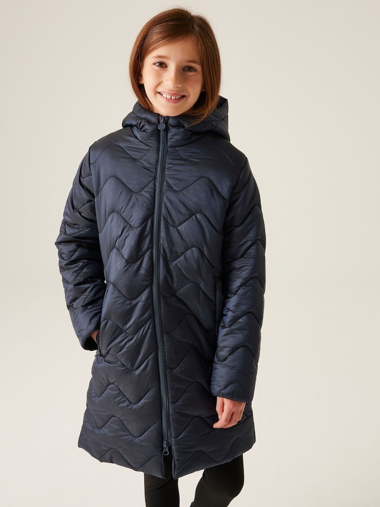 Regatta Blue Shower Resistant Junior Cambrie Jacket - Image 1 of 7