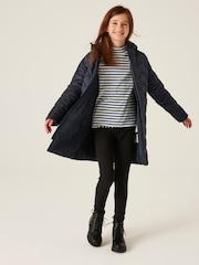 Regatta Blue Shower Resistant Junior Cambrie Jacket - Image 3 of 7