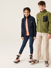 Regatta Blue Red Junior Frankie Full Zip Fleece - Image 4 of 8