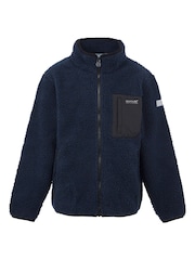 Regatta Blue Red Junior Frankie Full Zip Fleece - Image 7 of 8