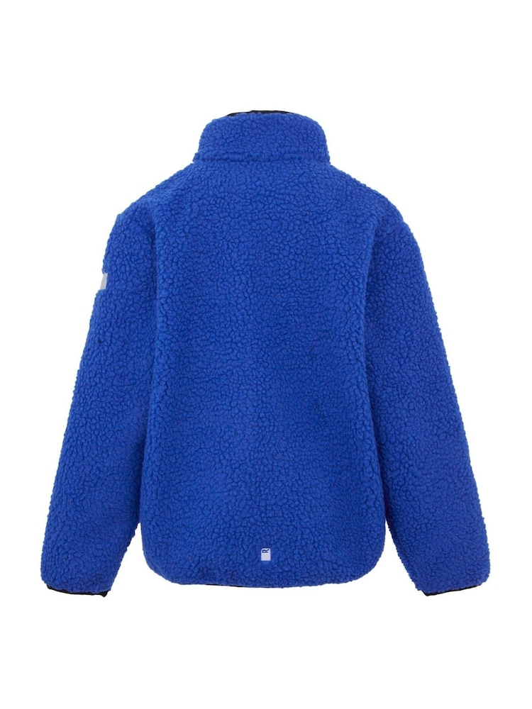Regatta Navy Blue Red Junior Frankie Full Zip Fleece - Image 6 of 6