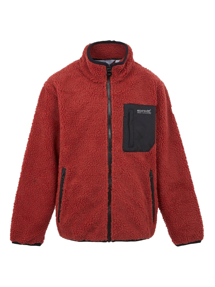 Regatta Red Red Junior Frankie Full Zip Fleece - Image 1 of 2 Regatta Red Red Junior Frankie Full Zip Fleece - Image 1 of 2