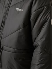 Regatta Black Shower Resistant Junior Rurie Jacket - Image 4 of 6
