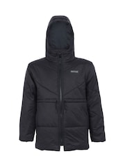 Regatta Black Shower Resistant Junior Rurie Jacket - Image 5 of 6