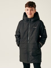 Regatta Black Shower Resistant Junior Lakiver Jacket - Image 1 of 6