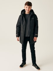 Regatta Black Shower Resistant Junior Lakiver Jacket - Image 3 of 6