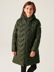 Regatta Green Shower Resistant Junior Cambrie Jacket - Image 1 of 6