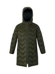 Regatta Green Shower Resistant Junior Cambrie Jacket - Image 5 of 6