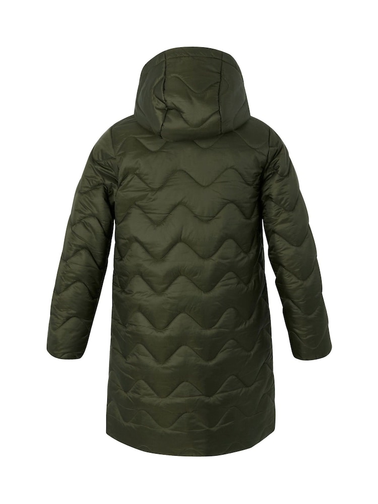 Regatta Green Shower Resistant Junior Cambrie Jacket - Image 6 of 6