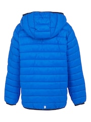 Regatta Blue Shower Resistant Junior Hooded Marizion Jacket - Image 8 of 8