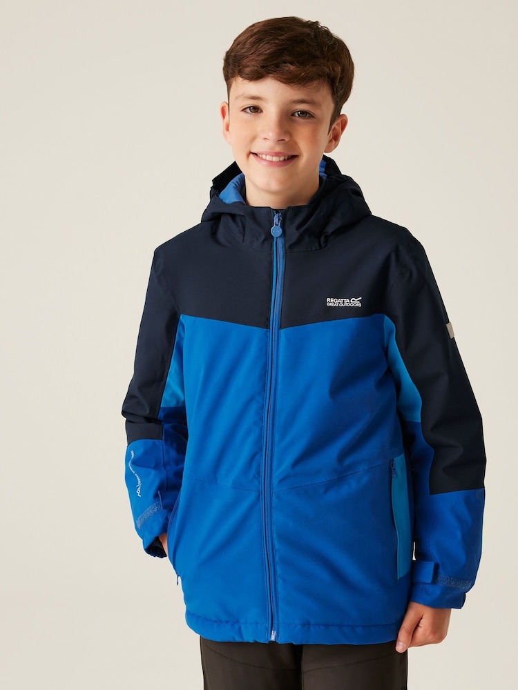 Regatta Blue Waterproof Junior Highton V Padded Jacket - Image 1 of 6