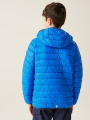 Regatta Blue Shower Resistant Junior Hooded Marizion Jacket - Image 2 of 4
