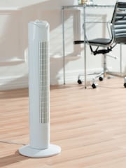 Daewoo White 32 inch Tower Fan Slim - Image 1 of 4