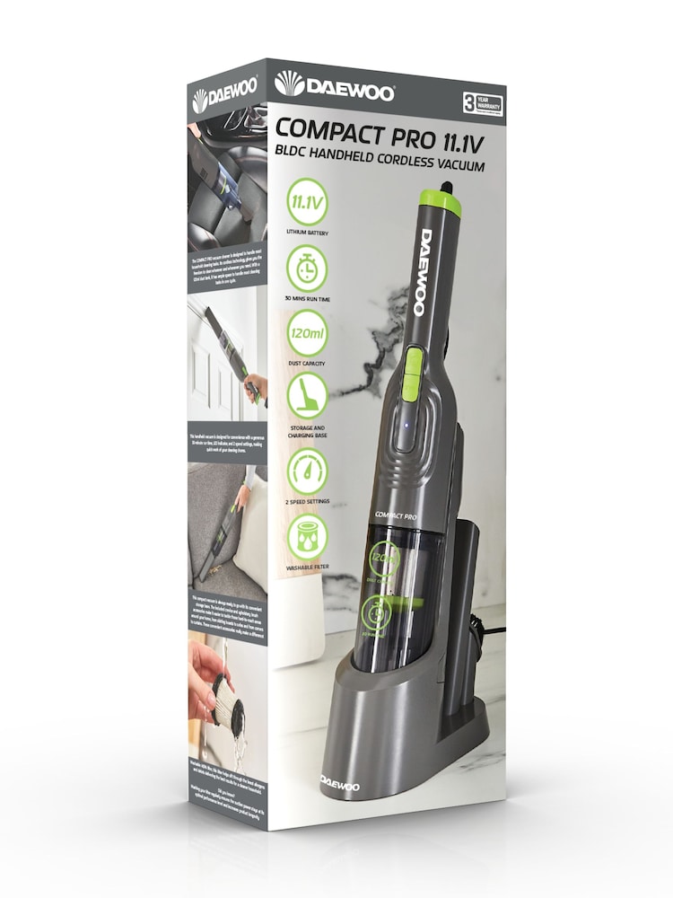 Daewoo Green Cyclone Compact Pro Handheld Vacuum Cleaner - Image 4 of 4