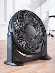 Daewoo Black 20 inch Plastic Velocity Floor Fan - Image 1 of 4