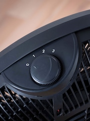 Daewoo Black 20 inch Plastic Velocity Floor Fan - Image 2 of 4