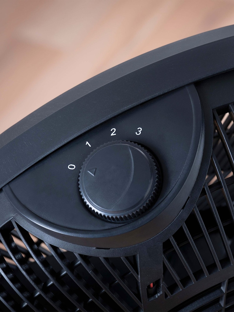 Daewoo Black 20 inch Plastic Velocity Floor Fan - Image 2 of 4