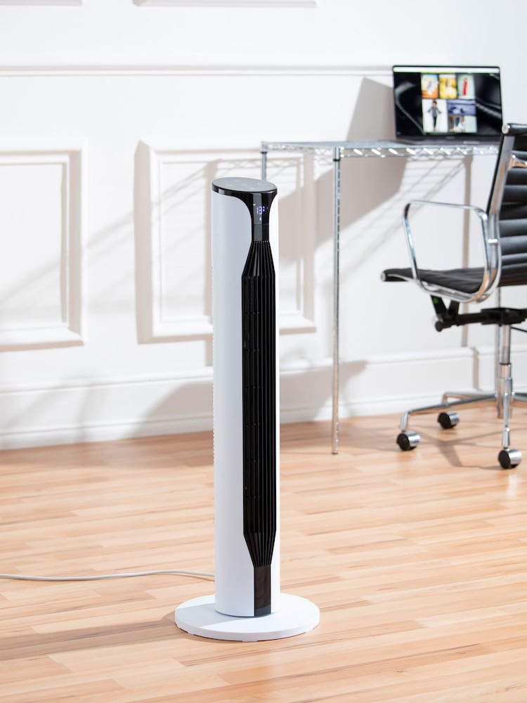 Daewoo White 36 inch Tower Fan - Image 1 of 4
