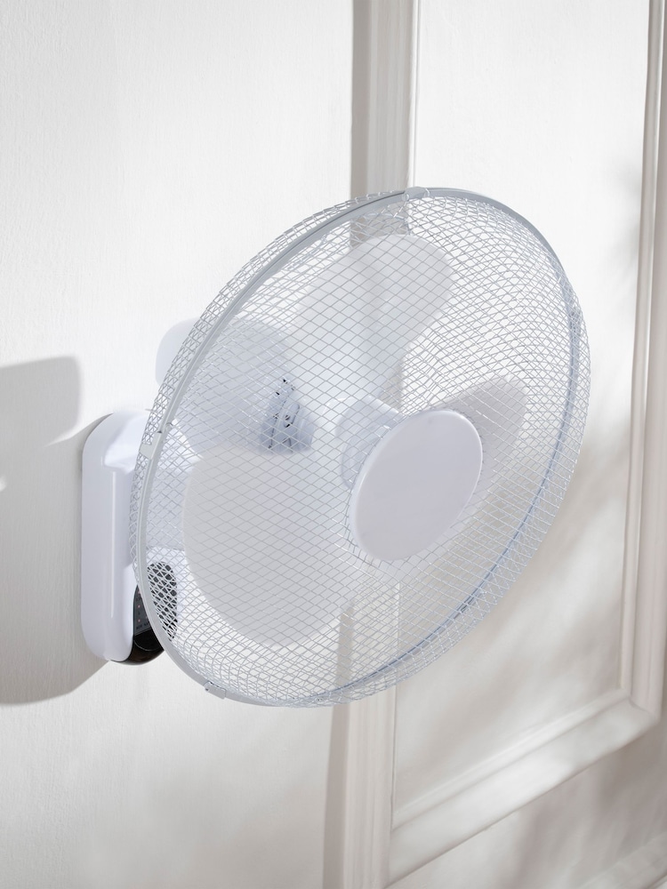Daewoo White 16 inch Wall Fan With Remote Control - Image 1 of 4