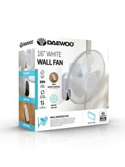 Daewoo White 16 inch Wall Fan With Remote Control - Image 4 of 4