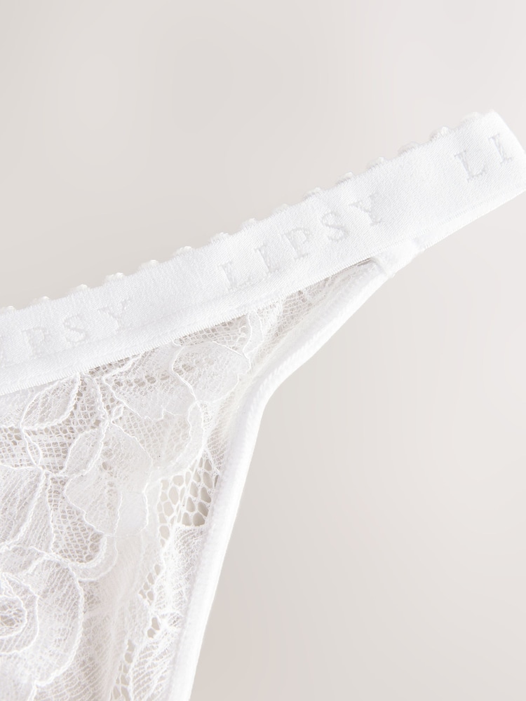 Lipsy Rose Lace Thong - Image 6 of 7