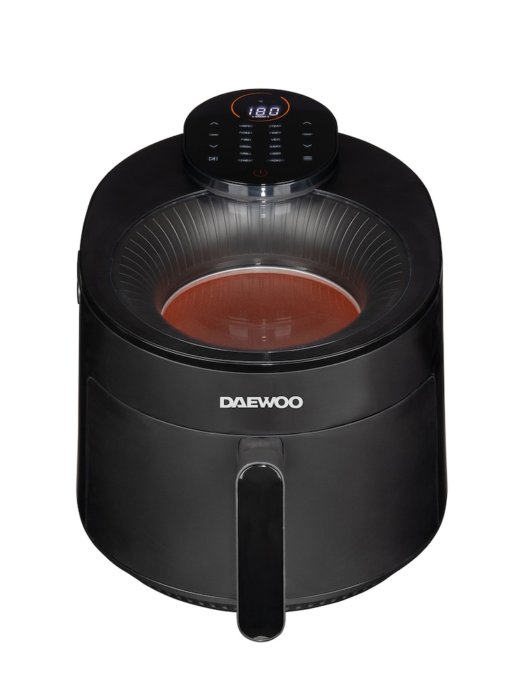 Daewoo Black Cyclonic Air Fryer 5L - Image 2 of 4