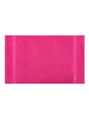 Ralph Lauren Sky Pink Polo Player Bath Mat - Image 1 of 2