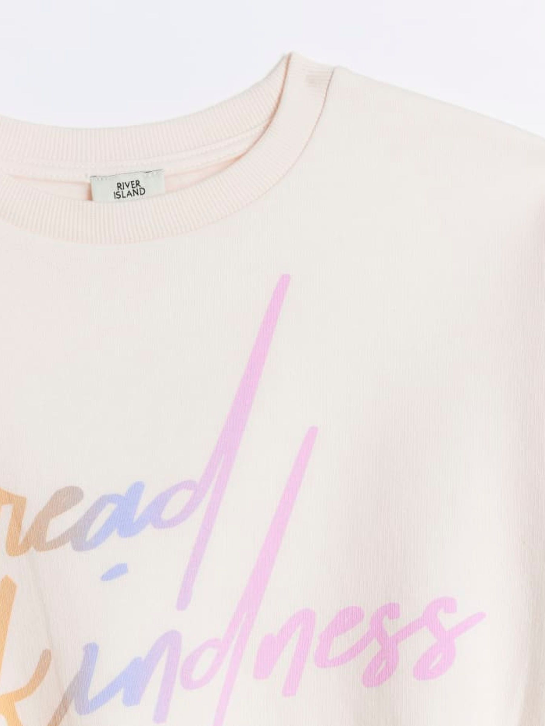River island pink sweatshirt shop