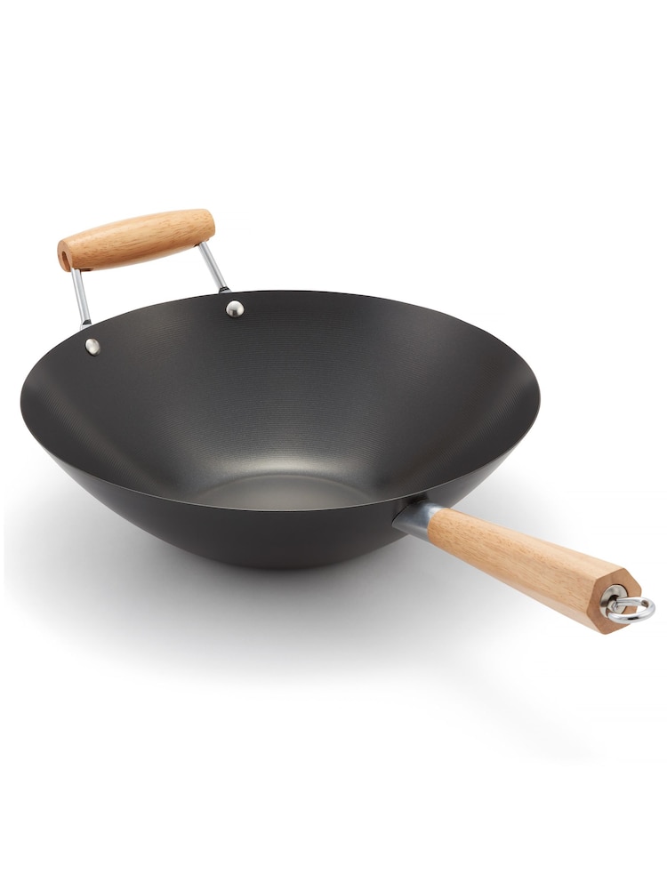 Judge Dark Grey Essentials 33cm Non Stick Wok - Image 2 of 2