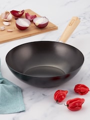 Judge Dark Grey Essentials 26cm Non-Stick Wok - Image 1 of 2