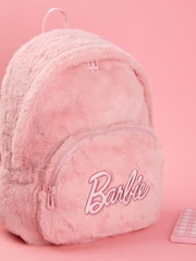Vanilla Underground Pink Barbie Furry Backpack - Image 1 of 9